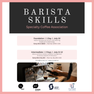 SCA Barista Skills Foundation Course