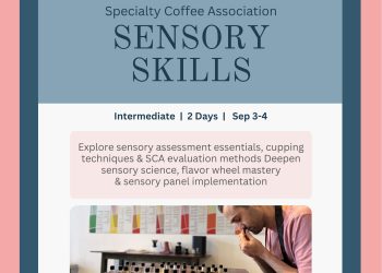Coffee Course Flyer SCA Sensory Intermediate (90 x 90 mm)